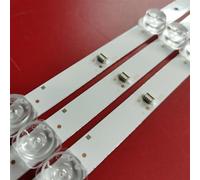 QBVHAEPY 3 PC Striscia di retroilluminazione LED compatibile con modelli TV da 43 pollici 43ft102x LE-43ZTFS17 TI4311DLEDDS F43D7000Q F43D8000Q 43FS112X 43FSY112X LE-LED43FS282T2
