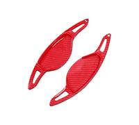 QBYNTFZMP Pagaia per leva del cambio auto per Nissan Altima X-Trail Pathfinder, Qashqai, per Infiniti QX50 QX55 QX60 Q50 Q60 (rosso carbonio)