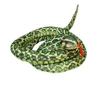 Qcbuegof 100 cm come bambole di peluche di serpente con motivo di simulazione peluche animali realistici ripieni di serpente per la casa divano decorazione della casa serpente