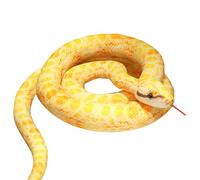 Qcbuegof 100 cm come bambole di peluche di serpente con motivo di simulazione peluche animali realistici ripieni di serpente per la casa divano decorazione della casa serpente