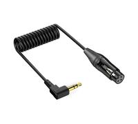 Qcbuegof 3 5 mm stereo stereo flessibile stereo stereo da 3 pin, i tagli uditivi maschili/femminili sono estensibili per la registrazione e il suono vivo