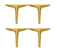 Qcbuegof 4pcs Divano Divano Gambe Stili Moderni Triangolo Comò Gamba Sostituzione Mobili Metallici Gambe Per Armadio Divano Mobili Metallo