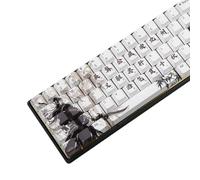 Qcbuegof 75 Key Keycap Set Da TRE Cinesi Kingdoms Culture Chartcters Punti d'Incontro Per Tastiere Meccaniche Opzionali Guanyu