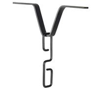 Qcbuegof Adattatore a catena antipioggia in metallo a forma di V per connessione esterna grondaia e resistente alle tempeste Gestione dei flussi d'acqua resistente alle intemperie gancio catena