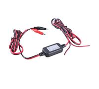 Qcbuegof Alimentatore 1 5 V1 A con clip di alligatore per la batteria, sostituisce il cavo clip, sostituisce 1 PC LR03/LR6/LR14/LR20 AA