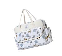 Qcbuegof Borsa da viaggio per mamma colorata borsa da viaggio alla moda impermeabile borsa per pannolini funzionale Crossbody Design Borsa per l'aspettativa della madre Elegante borsa dei genitori, a