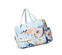 Qcbuegof Borsa da viaggio per mamma colorata borsa da viaggio alla moda impermeabile borsa per pannolini funzionale Crossbody Design Borsa per l'aspettativa della madre Elegante borsa dei genitori