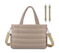 Qcbuegof Borsa per pannolini multifunzione con tasche multiple per borse organizzate Baby Essential Storage per visite e viaggi in famiglia a breve distanza, cachi