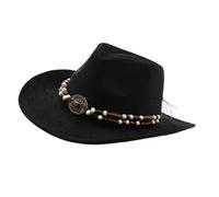 Qcbuegof Cappello etnico per cintura di perle per evento formale adulto unisex copricapo per feste in maschera, gentleman carnivals puntelli copricapo regolabile