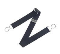 Qcbuegof Cintura elastica con fibbia a gancio cintura in vita donna uomo fascia pigra accessorio in vita cintura elastica, Nero , Taglia unica