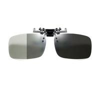 Qcbuegof Clip Leggera Su Lenti Filtro Occhiali Da Lettura Leggero Per Uomini E Donne Per La Notte E Sport Polarizzato Clip Su Obiettivo, Polarized White To B, taglia unica