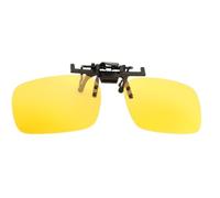 Qcbuegof Clip Leggera Su Lenti Filtro Occhiali Da Lettura Leggero Per Uomini E Donne Per La Notte E Sport Polarizzato Clip Su Obiettivo, Giallo polarizzato Nig, taglia unica