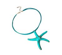 [Qcbuegof] Collana con ciondolo a forma di sorella, con corda intrecciata, gioiello alla moda per il collo, per spiaggia, vacanze, costume alla moda, フリーサイズ, Come descritto, Nessuna pietra preziosa