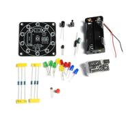 Qcbuegof Creative LED Lottery Wheel Costruisci il tuo Progetto Diyer divertente e accattivante per studenti di uso domestico Adolescenti Home Entertainment Componenti di automazione