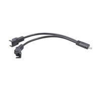 Qcbuegof Due dispositivi elettrici reclinabili connettori filo ottimizzato stabilità corrente e sicurezza bambino sovraccarico protezioni divano elettrico Splitter cavo