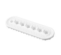 Qcbuegof Estensioni per cappelli in silicone Durabilità Snapbacks Hat Extender Fermo per una facile regolazione delle dimensioni Estensore in silicone, bianco, Taglia unica