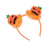 Qcbuegof Fascia per capelli Halloween Pumpkin per feste Day Of The Death Fascia per capelli Cosplay Costume copricapo per adulti