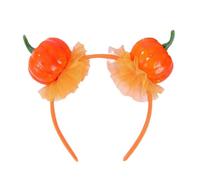 Qcbuegof Fascia per capelli Halloween Pumpkin per feste Day Of The Death Fascia per capelli Cosplay Costume copricapo per adulti