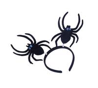 Qcbuegof Fascia per capelli Halloween Spiders Day Of Death Flohing Arachnid Hairband Cosplay Costume Copricapo per adulti Festival Copricapo Halloween