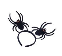 Qcbuegof Fascia per capelli Halloween Spiders Day Of Death Flohing Arachnid Hairband Cosplay Costume Copricapo per adulti Festival Copricapo Halloween
