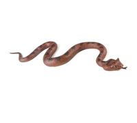 Qcbuegof Figura di serpente in gomma massiccia, giocattolo realistico per alleviare lo stress e la decorazione del giardino