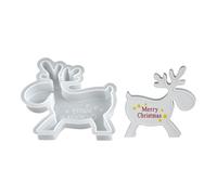 Qcbuegof Holiday Maker Stampi 6 Forma Silicone Renna Dondolo Cavallo Stella Angelica Per La Decorazione Domestica Forma Multipla Vacanza Fare Set Silicone