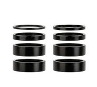 Qcbuegof Lega di Alluminio Cuffie Spacers Bicicletta Forcella Anteriore Lavatrici Biciclette Distanziatori Cuffie Stelo Rondelle Per Mountain Bike Bicycles Stelo Distanziatore Cuffie