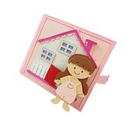 Qcbuegof Libro in feltro Attività Libro Formazione Libri tranquilli Bambino Fine Motore Skilly Toy Tessuto Libro Interattivo Libri Tranquilli Viaggi Giocattoli Bambino Attività di apprendimento Libro