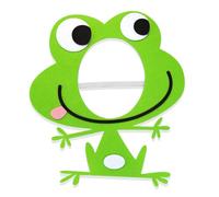 Qcbuegof Maschera per animali per maschera regolabile per fascia per bambini per Halloween e feste di compleanno scuola gioco vestire copricapo cartoni animati fascia per animali