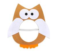 Qcbuegof Maschera per animali per maschera regolabile per fascia per bambini per Halloween e feste di compleanno scuola gioco vestire copricapo cartoni animati fascia per animali