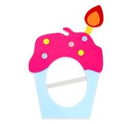 Qcbuegof Maschera per animali per maschera regolabile per fascia per bambini per Halloween e feste di compleanno scuola gioco vestire copricapo cartoni animati fascia per animali
