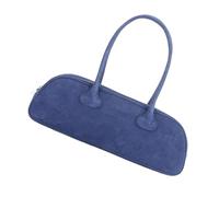 Qcbuegof Moda PU Pelle Sospensione Borsa A Tracolla Per Le Donne Grande Capacità Casual Borse Ascelle Borsa A Pendente Borse In Pelle PU Accessori, Blu