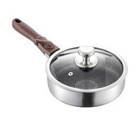 Qcbuegof Multifauntale Non Stick Padelle In Acciaio Inox 316 Pentole Non Stick Padelle Adatto Per Vari Wok Professionali