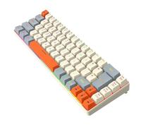 Qcbuegof Multiplo Sistemi Tastiera A Filo 68Keys Con Illuminazione Argb Tastiera Ergonomica Build E Carico Switches Life Wire Tastiera