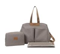 Qcbuegof Passeggino Hanging Borsa fasciatoio Body Borsa a tracolla Grande Capacità Madre Borsa Con Cambio Pannolini E Sacchetto per Pannolini, cachi