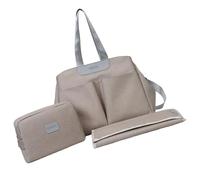 Qcbuegof Passeggino Hanging Borsa fasciatoio Body Borsa a tracolla Grande Capacità Madre Borsa Con Cambio Pannolini E Sacchetto per Pannolini, grigio