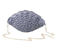 Qcbuegof Pochette in paglia per donne e ragazze borsa a tracolla in tessuto estati borse a tracolla da spiaggia borse a tracolla portafoglio fatto a mano borse in paglia pochette borsa per le donne