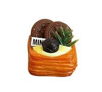 Qcbuegof Realistico Miniatura Dolci Danesi 1/12 Scala Dollhouses Home Accessori Portatile Per Giochi Creativi E Decorazione Dollhouse Dolci