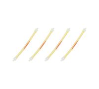 Qcbuegof Set di 4 ammortizzatori per corde da tennis, ammortizzatori di vibrazioni, doppio gancio, struttura in silicone per giocare con precisione, ammortizzatori per tennis