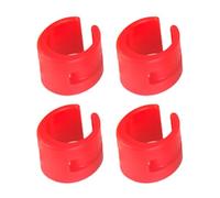 Qcbuegof Set di 4 anelli di protezione per biciclette, biciclette, biciclette, catene Stay Guards per biciclette, telaio della catena, forcella
