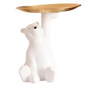 Qcbuegof Soluzione Funzionale Chiave Orso Portachiavi In Resina E Vano Chiave Di Ferro Per Ingressori E Portachiave