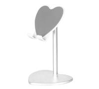 Qcbuegof Supporto ergonomico da scrivania a forma di cuore, supporto per tablet pieghevole per il trasporto, registrazione video, supporto per tablet a forma di cuore