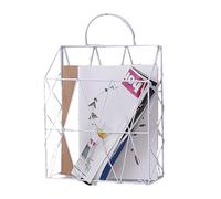 Qcbuegof Wall File Organizzatori Magazine Rack Hanging File Titolari Ufficio Organizzatori Per Cartelle File Appunti Documento Organizer File Aggancio Metal Magazine Rack