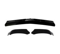 QCCDLBSD Auto Spoiler Anteriore per Audi A1 Coupe 2door 2010-2015,Paraurti Labbro Bumper Canard Lip Splitter Carrozzeria Protector Kit Esterni Accessori,A1-Bright Black