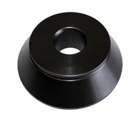 QccHieUs Modello -4 con Foro Centrale Passante Finitura Nera Cono di Bilanciamento Ruote Resistente per Officina, Manutenzione Veicoli, 36MM