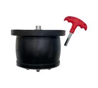 QccHieUs Tappo Scarico Marino Espansione Gomma Acciaio Inox Manico Smontabile Resistente Olio Antiperdita Adatto per Cucina Sanitari Nautica Automobili, da 9 a 11.5 Cm