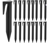 Qcdou Picchetti per Robot Tosaerba, 100 pezzi Accessori per Tosaerba, Picchetti di Fissaggio Cavo, Chiodo per Tosaerba, Tenda/Campeggio Picchetti(B)