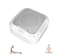 QCDZSW Ora Sound Machine Solfeggio Frequenze, Macchina del Suono con Rumore Bianco con 28 Suoni Rilassanti, Luci Notturne e 3 Impostazioni Timer