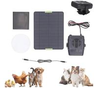 QCDZSW Riscaldatore ad energia Solare for Il Riscaldamento Invernale del pollaio, riscaldatori Portatili Regolabili a 360° con modalità di Riscaldamento rapido, for Cuccia, rifugio for Animali