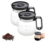 QCDZSW Tazza da caffè in vetro da 16 once, tazza da caffè che sembra una caffettiera, mini tazze da caffè con coperchio, for tè caldi, cioccolata calda, caffè freddo(2)